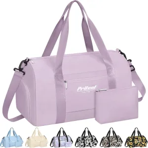 Gym Bag for Women with Shoe Compartment, Sport Gym Tote Bags Travel Duffle Bag for Hospital Yoga Maternity