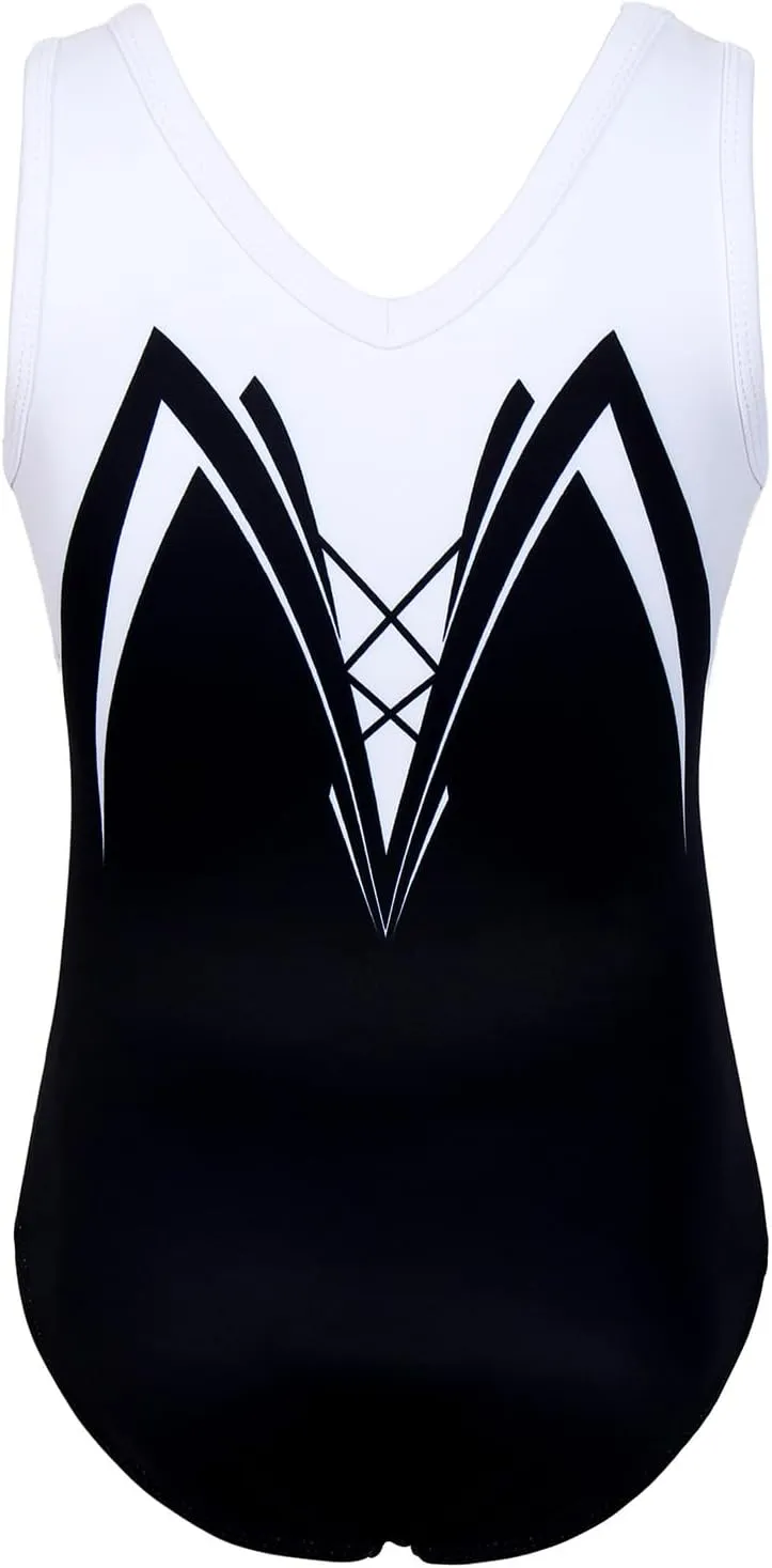 Gymnastics Leotards for Girls With Shorts Packable Sparkly Ballet Dance Mesh Activewear