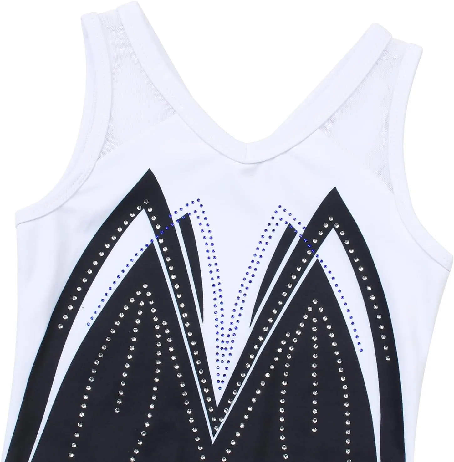 Gymnastics Leotards for Girls With Shorts Packable Sparkly Ballet Dance Mesh Activewear