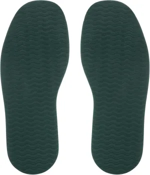 HARFINGTON 1Pair Shoe Rubber Full Sole Repair 4mm Thickness Replacement Bottom Non-Slip for Leather Shoes, Green