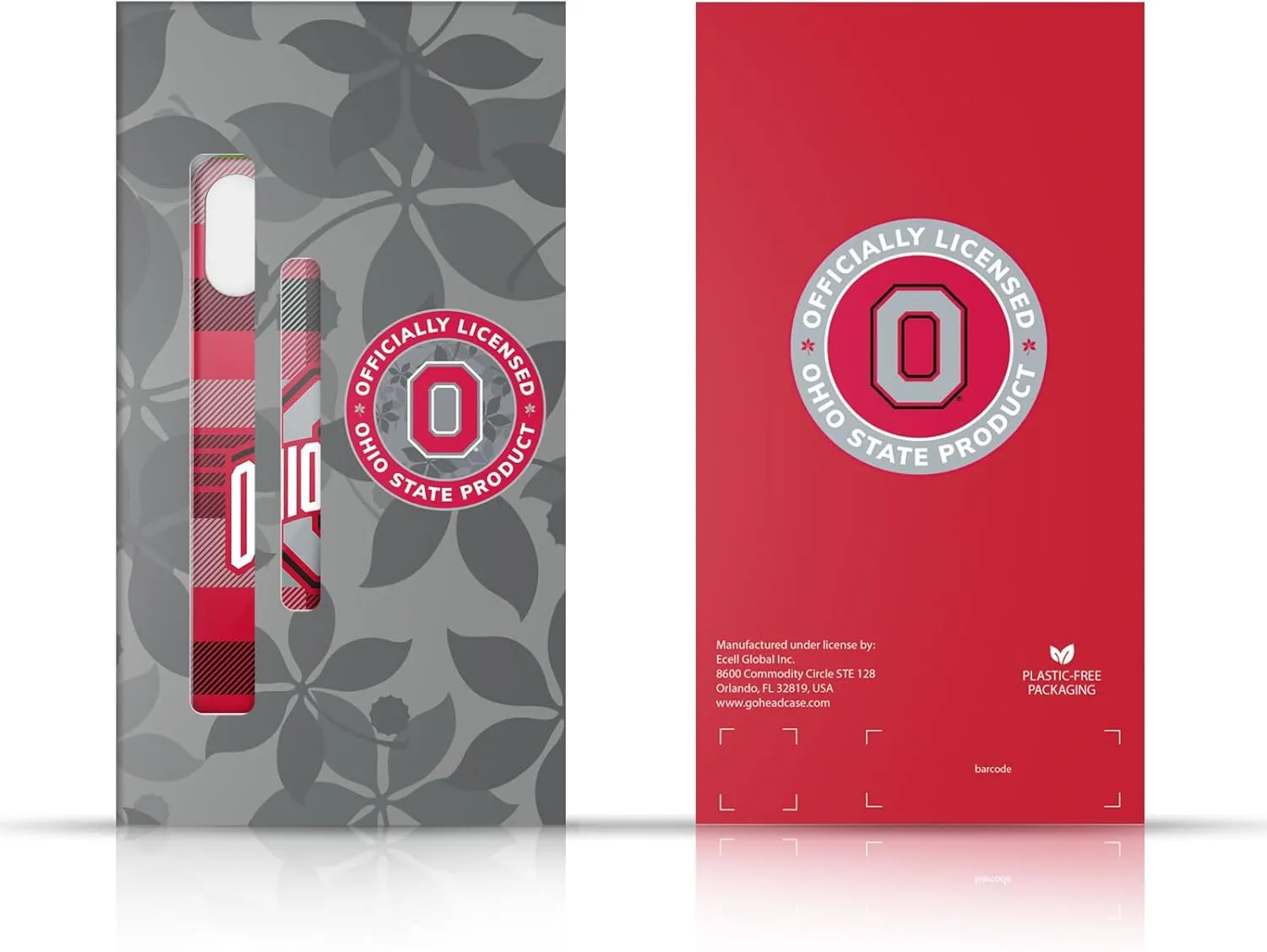 Head Case Designs Officially Licensed Ohio State University Stripes Logo Soft Gel Case Compatible with Motorola Edge 40 Neo 5G