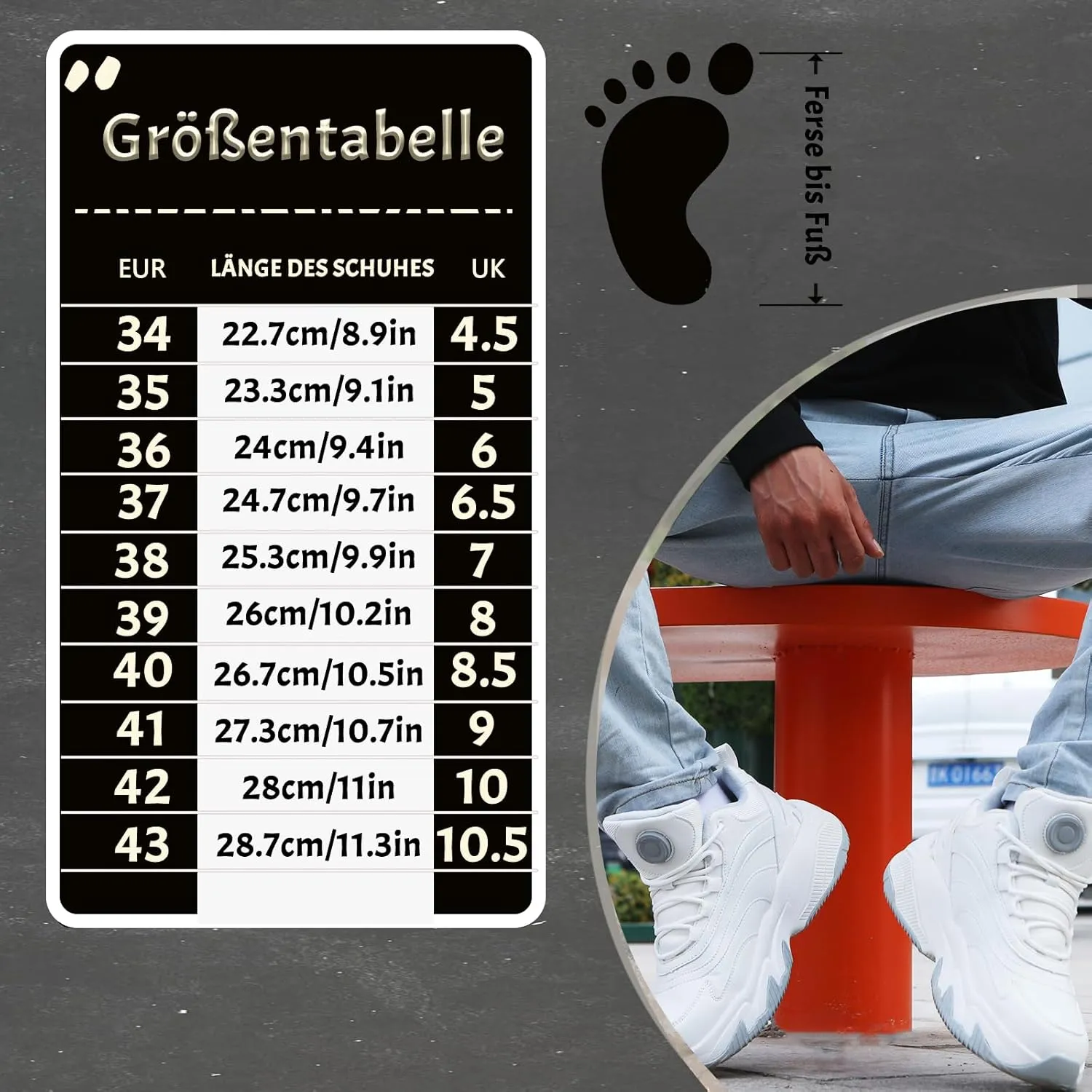 Heated Sports Shoes, Fever Suede Lining Sneakers for Men & Women 4000mAh Rechargeable Lithium Battery Power Supply 3 Temperature Settings Hiking Heating Device