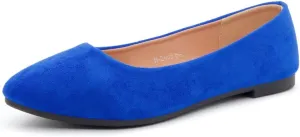 Herstyle Elina Women's Flats, Pointed Toe Ballet Flat Shoes, Slip-On Dressy Flats, Comfortable Casual Ballerina Shoes for Daily Wear, Work, Office, and Party
