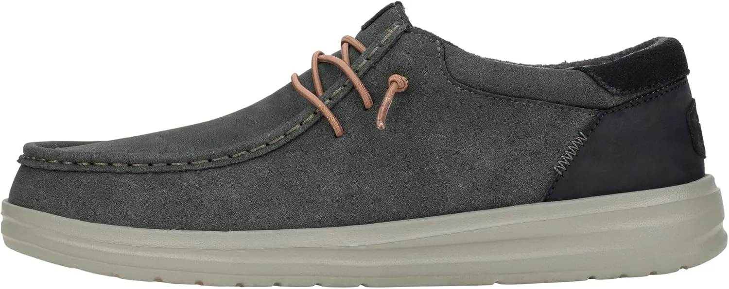 Hey Dude Men's Paul | Men’s Shoes | Men's Lace Up Loafers | Comfortable & Light-Weight