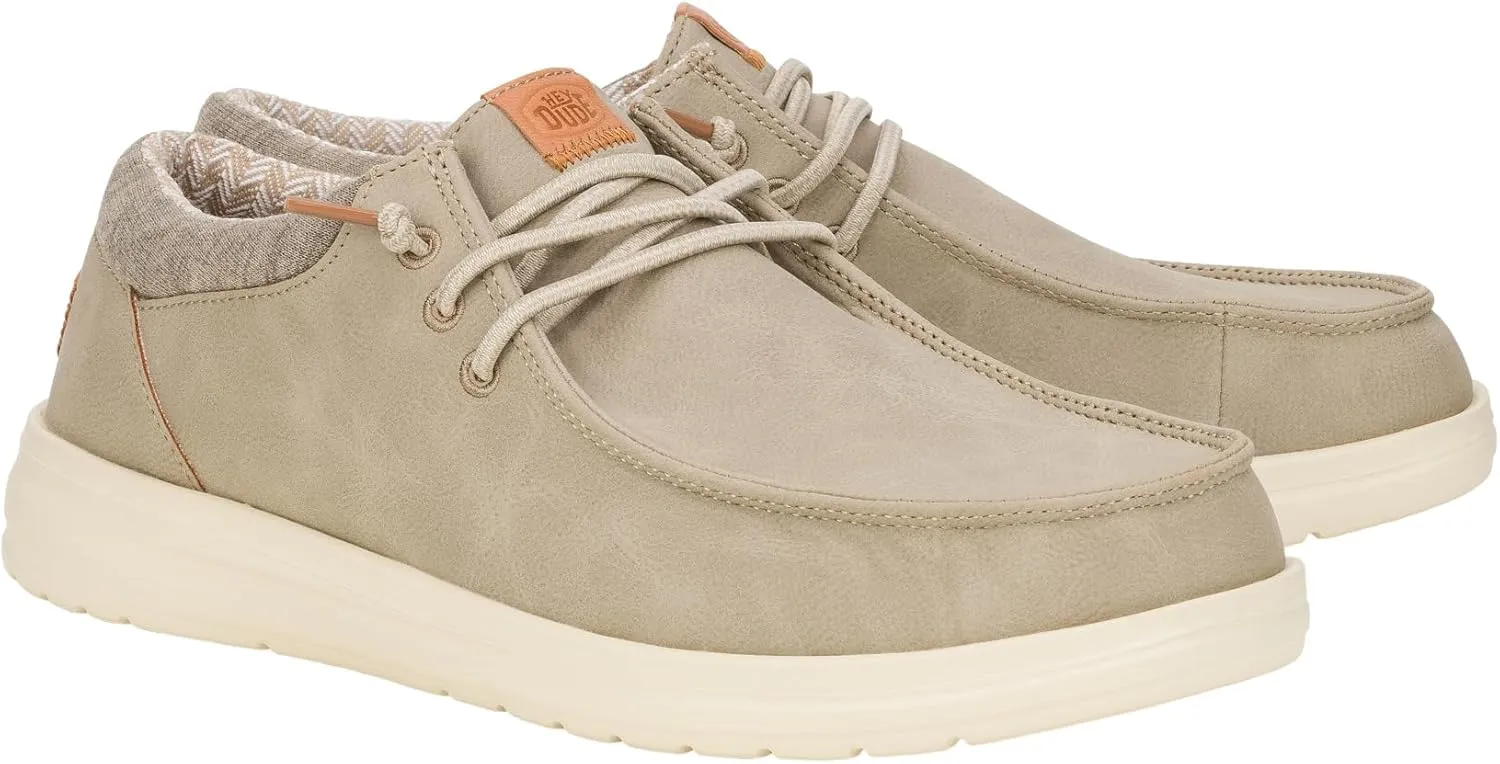 Hey Dude Men's Paul | Men’s Shoes | Men's Lace Up Loafers | Comfortable & Light-Weight