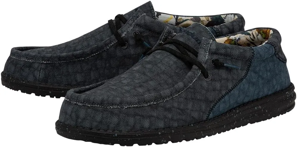 Hey Dude Men's Wally Break Cali Mutiple Colors & Sizes | Men’s Shoes | Men's Lace Up Loafers | Comfortable & Light-Weight