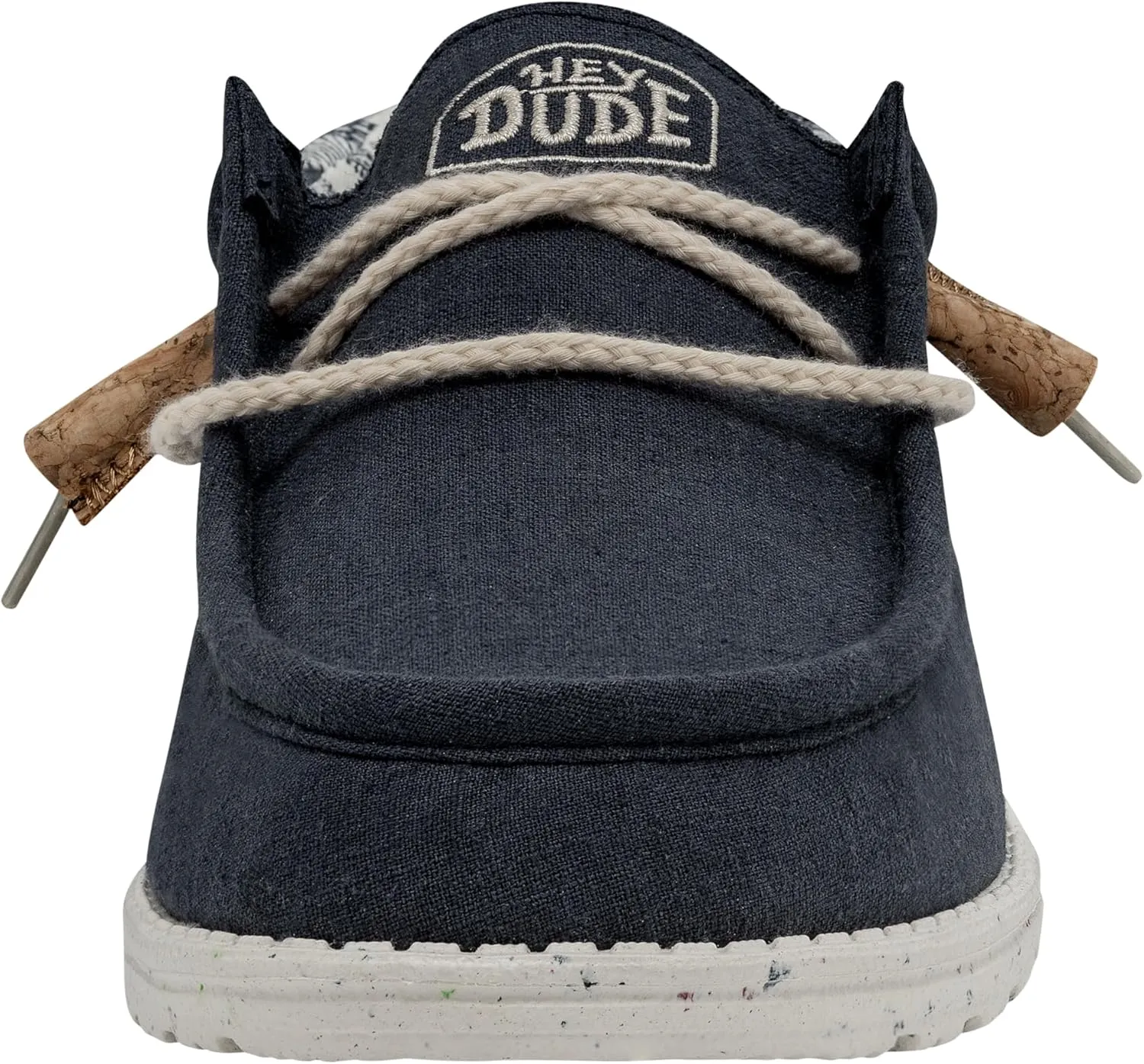 Hey Dude Men's Wally Linen | Men's Loafers | Men's Slip On Shoes | Comfortable & Light-Weight