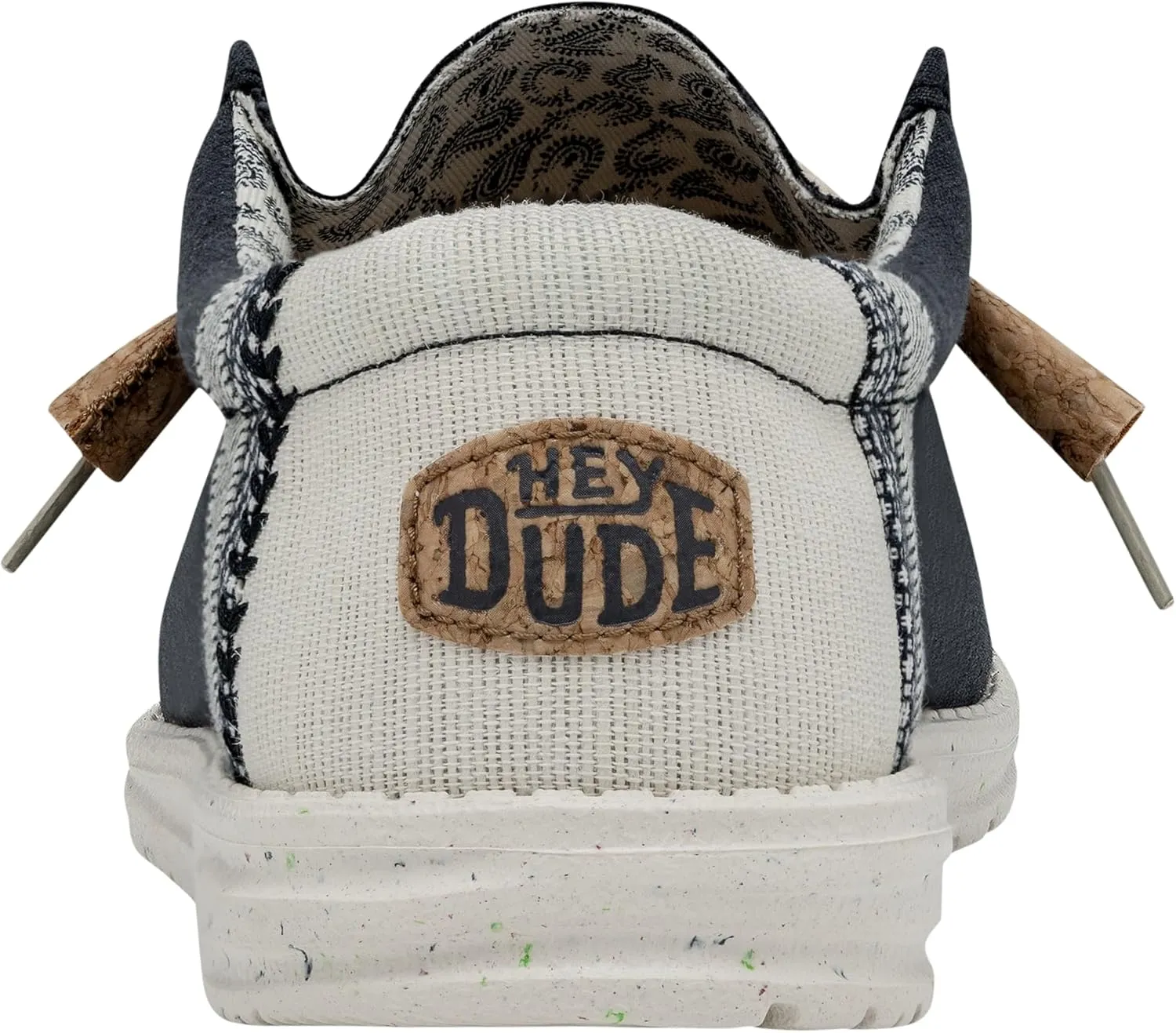 Hey Dude Men's Wally Linen | Men's Loafers | Men's Slip On Shoes | Comfortable & Light-Weight