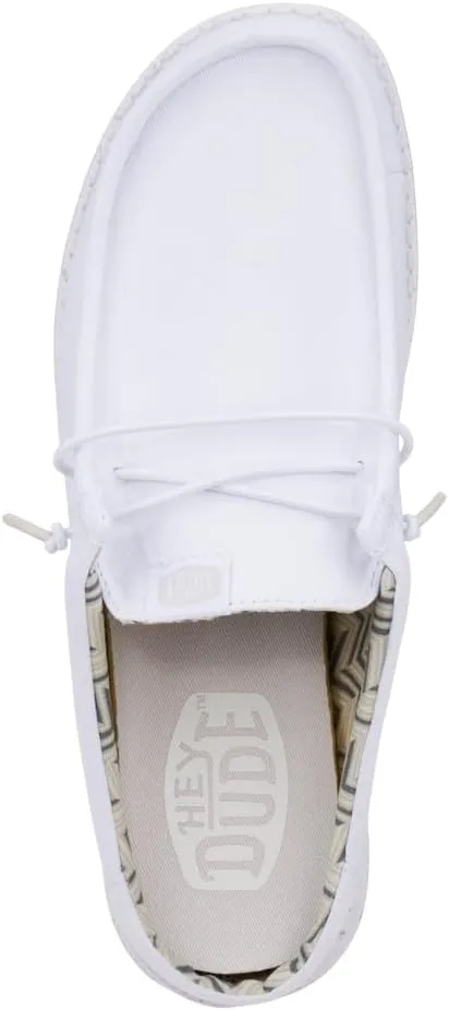 Hey Dude Men's Wally Slip Stretch Canvas | Men's Shoes | Men Slip-on Loafers | Comfortable & Light-Weight