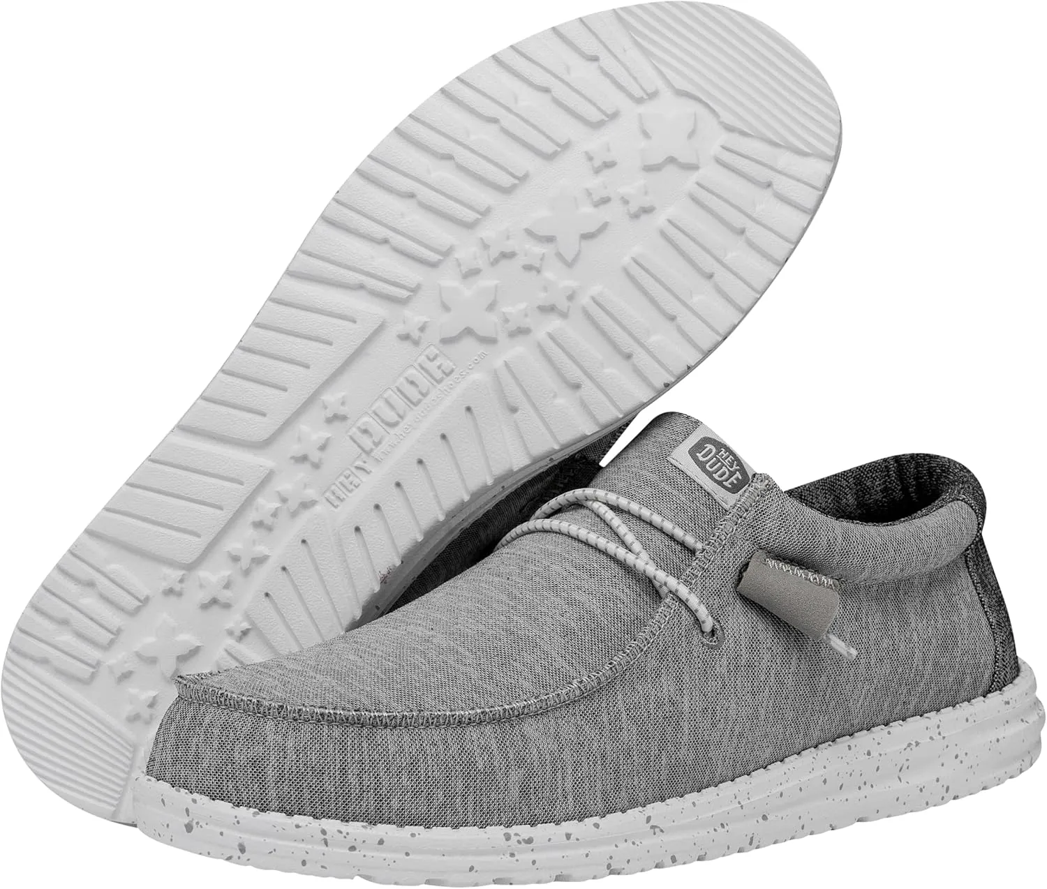 Hey Dude Wally Sport Knit | Men's Loafers | Men's Slip On Shoes | Comfortable & Light Weight