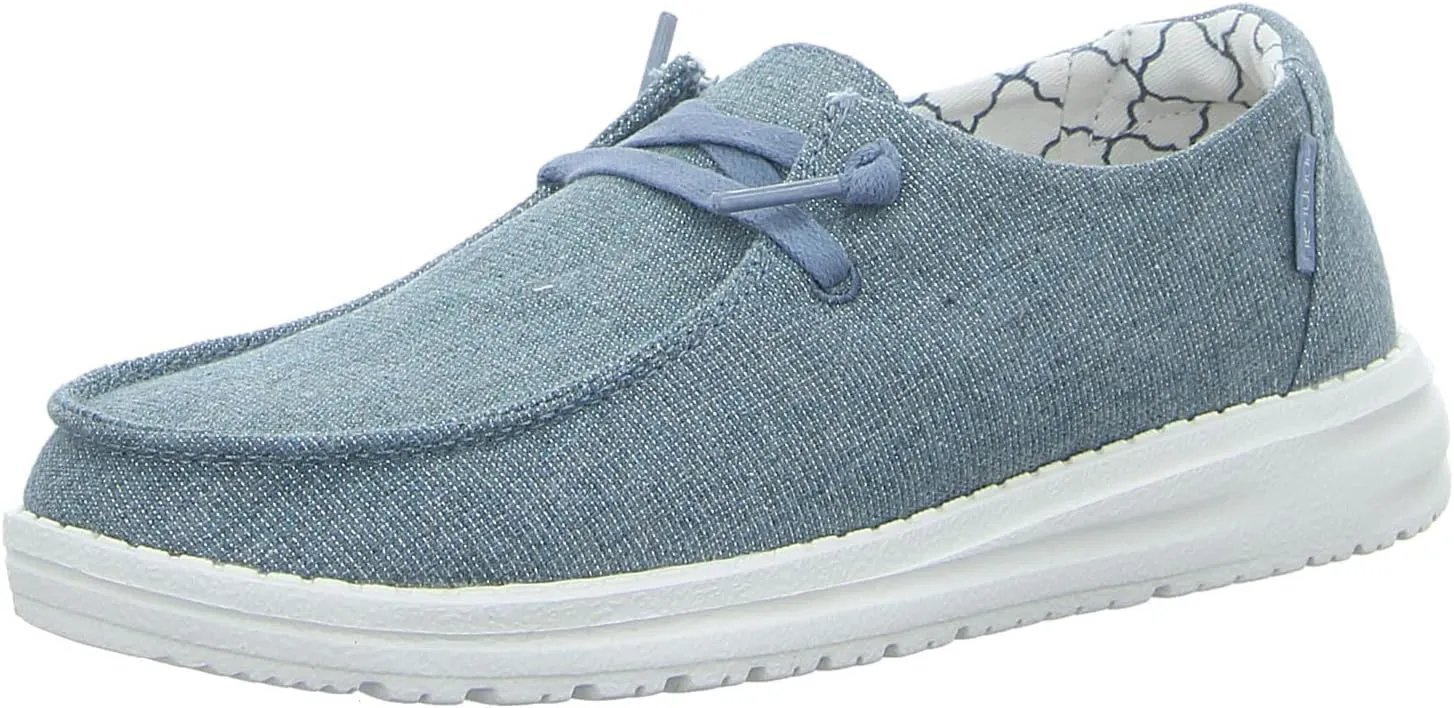 Hey Dude Women's Lily Multiple Colors | Women’s Shoes | Women’s Lace Up Loafers | Comfortable & Light-Weight