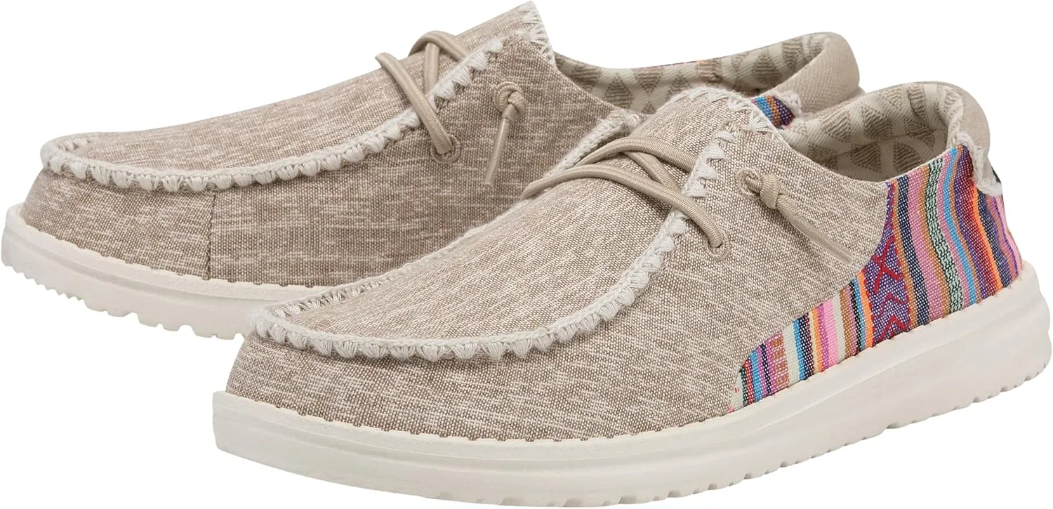 Hey Dude Women's Lily Multiple Colors | Women’s Shoes | Women’s Lace Up Loafers | Comfortable & Light-Weight