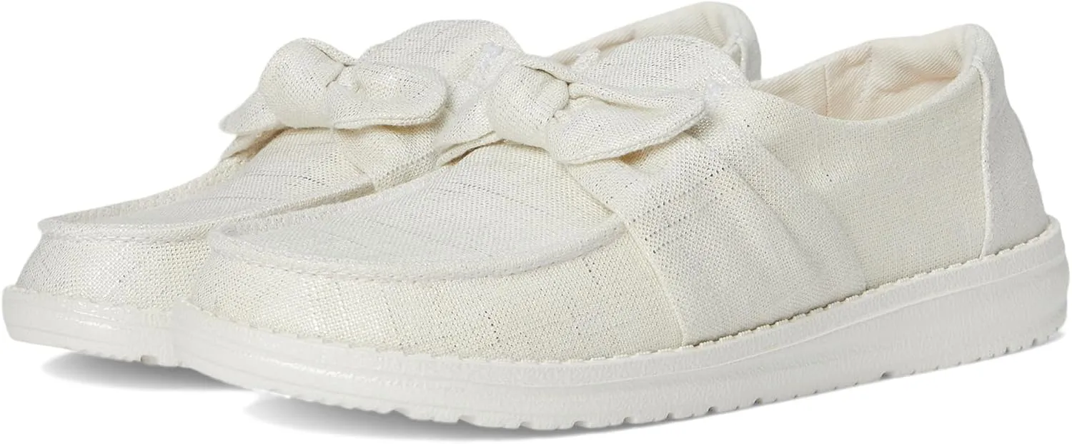 Hey Dude Women's Wendy Bow Shimmer Loafer