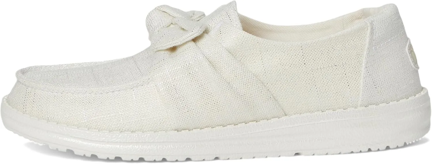Hey Dude Women's Wendy Bow Shimmer Loafer