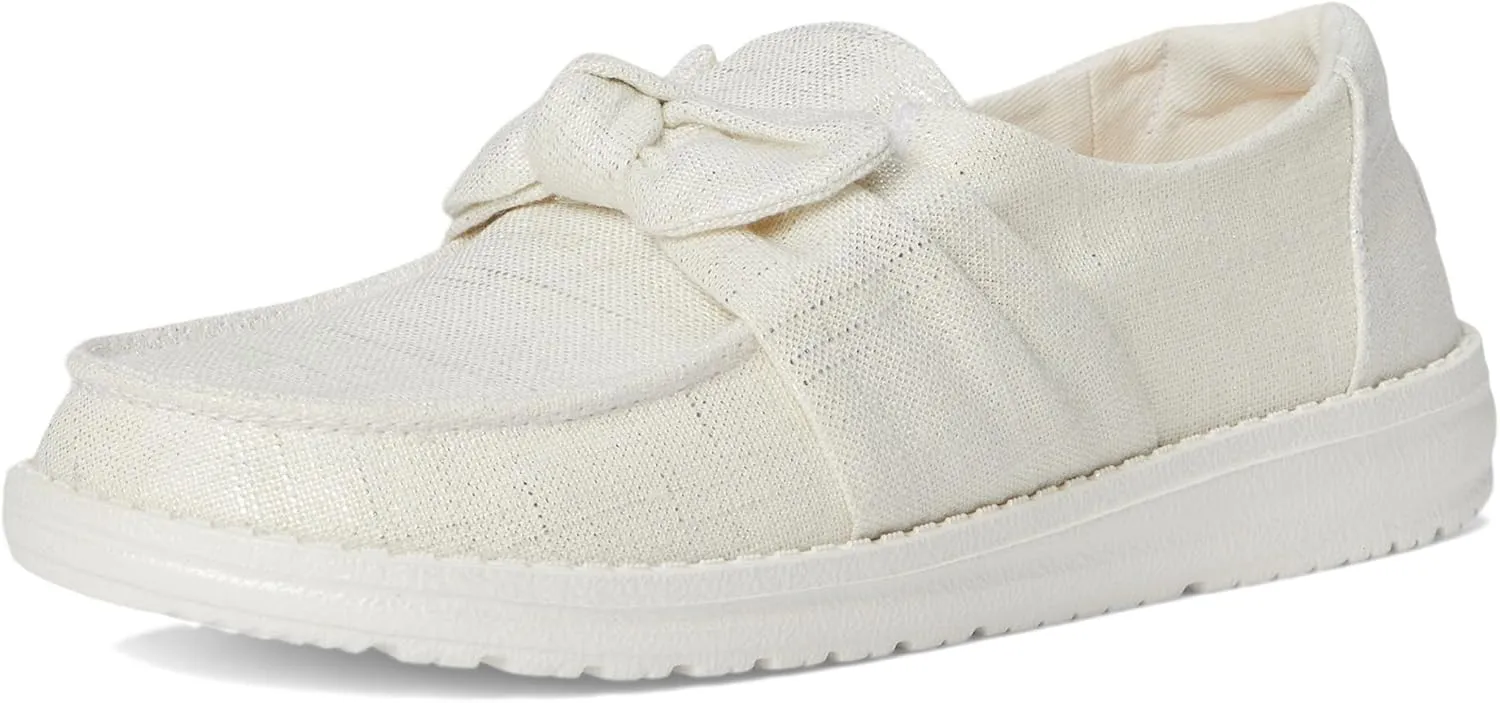 Hey Dude Women's Wendy Bow Shimmer Loafer