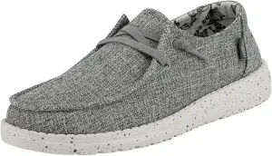 Hey Dude Women's Wendy Linen | Women’s Shoes | Women’s Lace Up Loafers | Comfortable & Light-Weight