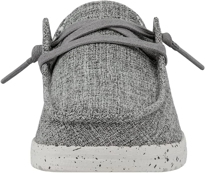 Hey Dude Women's Wendy Linen | Women’s Shoes | Women’s Lace Up Loafers | Comfortable & Light-Weight