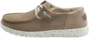 Hey Dude Women's Wendy Suede Nut Size 6 | Women’s Shoes | Women’s Lace Up Loafers | Comfortable & Light-Weight