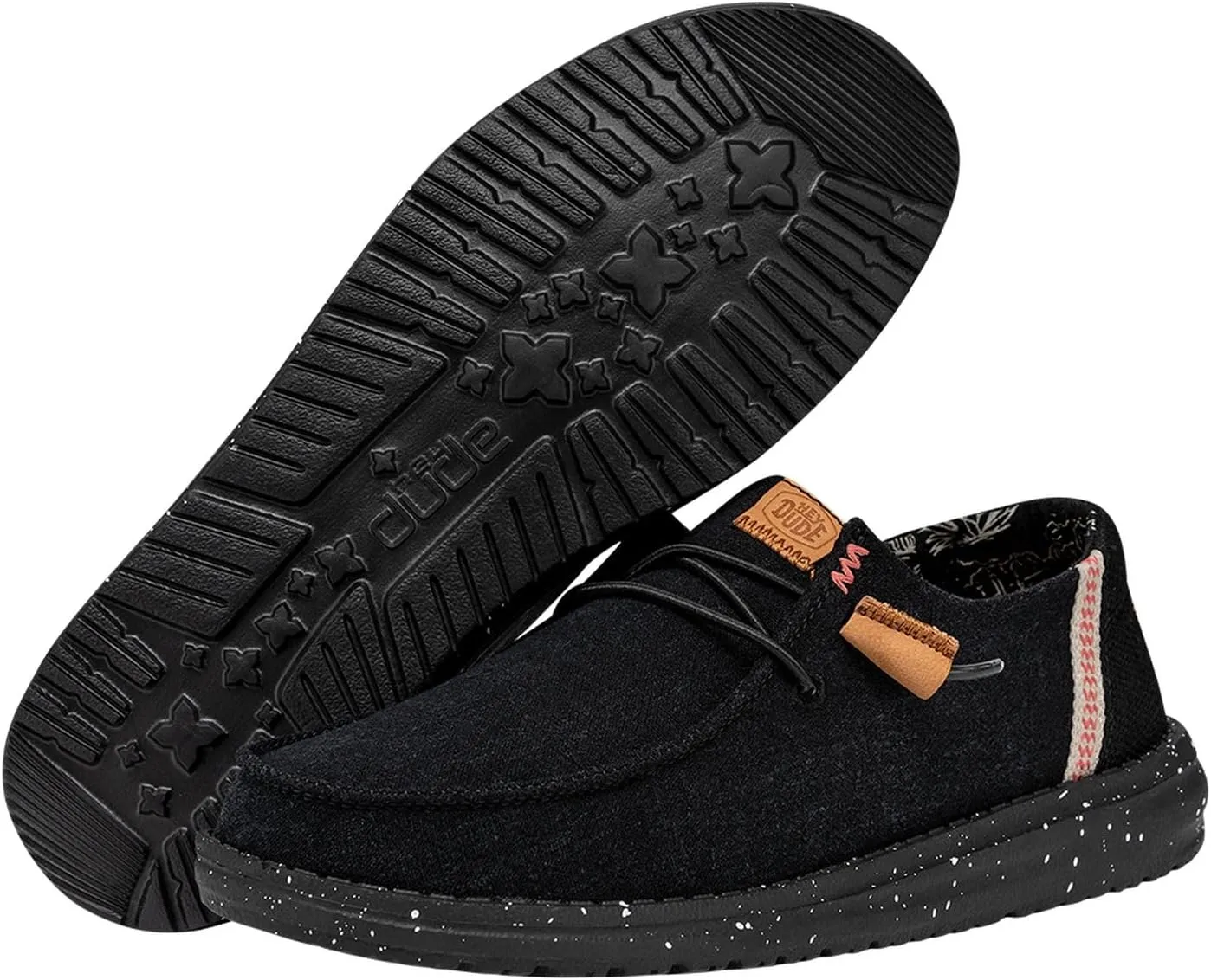 Hey Dude Women's Wendy Washed Canvas | Women’s Shoes | Women’s Lace Up Loafers | Comfortable & Light-Weight