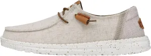 Hey Dude Women's Wendy Washed Canvas | Women’s Shoes | Women’s Lace Up Loafers | Comfortable & Light-Weight