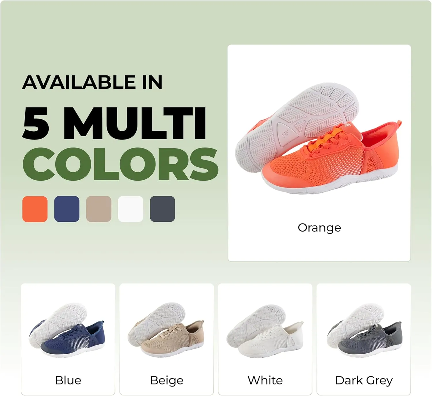 HF Stride – Hands-Off & Ergonomic Barefoot Shoes, Thin Sole & Ultra-Light, Effortless Wear Unisex