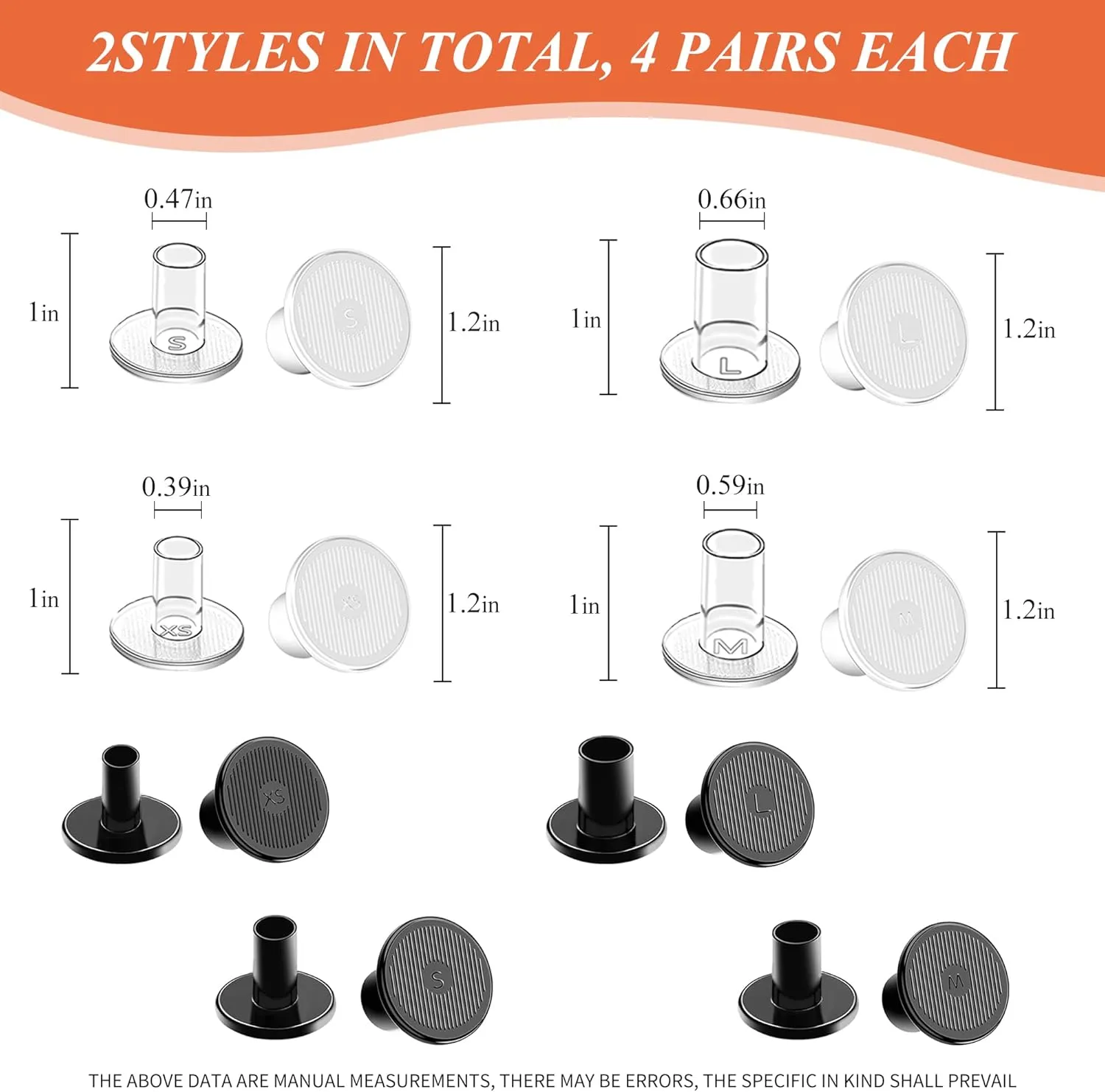 High Heel Protectors, 16 Pairs Heel Stoppers & Heel Repair Caps - 4 Sizes Shoe Heel Cover for Women Perfect for Weddings, Grass, Gravel，Wetlands
