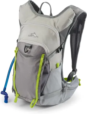 High Sierra Hydrahike 2.0 Hydration Backpack with 2L Water Bladder for Running, Hiking, Camping, or Cycling