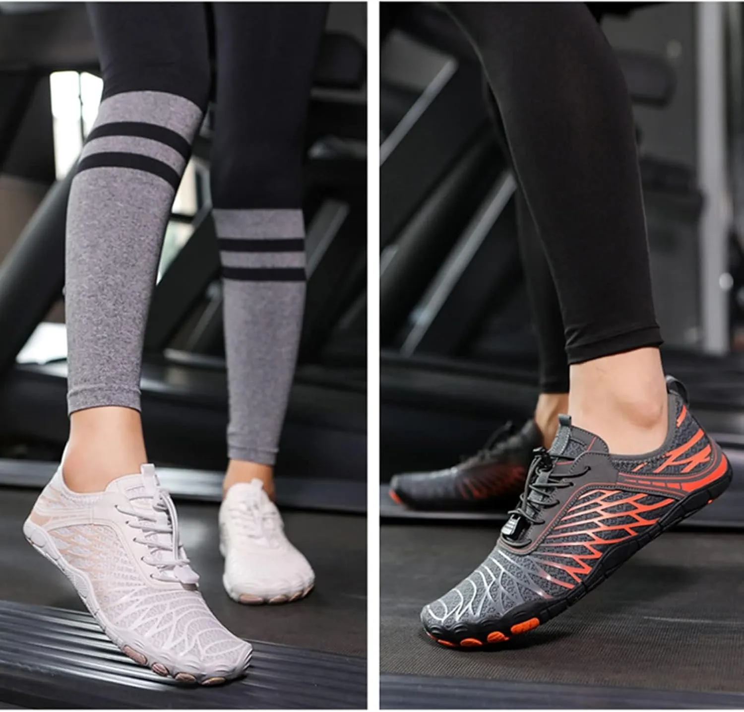 Hike Barefoot Shoes for Women Men, Pro Barefoot Shoes with Wide Toe Box, Breathable and Non Slip Athletic Shoes, Quick Dry Zero Drop Trail Running Shoes, Barefoot Sneakers Barefoot Footwear Shoes