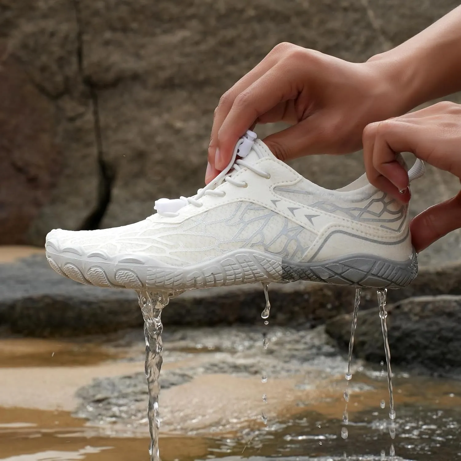 Hike Barefoot Shoes for Women Minimalist Trail Running Barefoot Shoes Wide Toe Box Comfortable Athletic Footwear Pro Healthy and Non-Slip Breathable Barefoot Shoe Hiking Walking Shoe Unisex