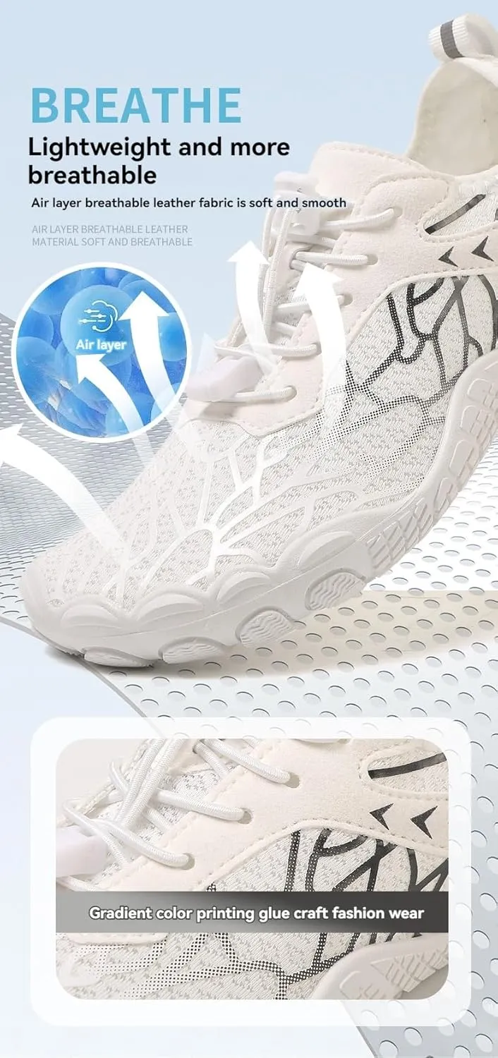 Hike Barefoot Shoes for Women Minimalist Trail Running Barefoot Shoes Wide Toe Box Comfortable Athletic Footwear Pro Healthy and Non-Slip Breathable Barefoot Shoe Hiking Walking Shoe Unisex