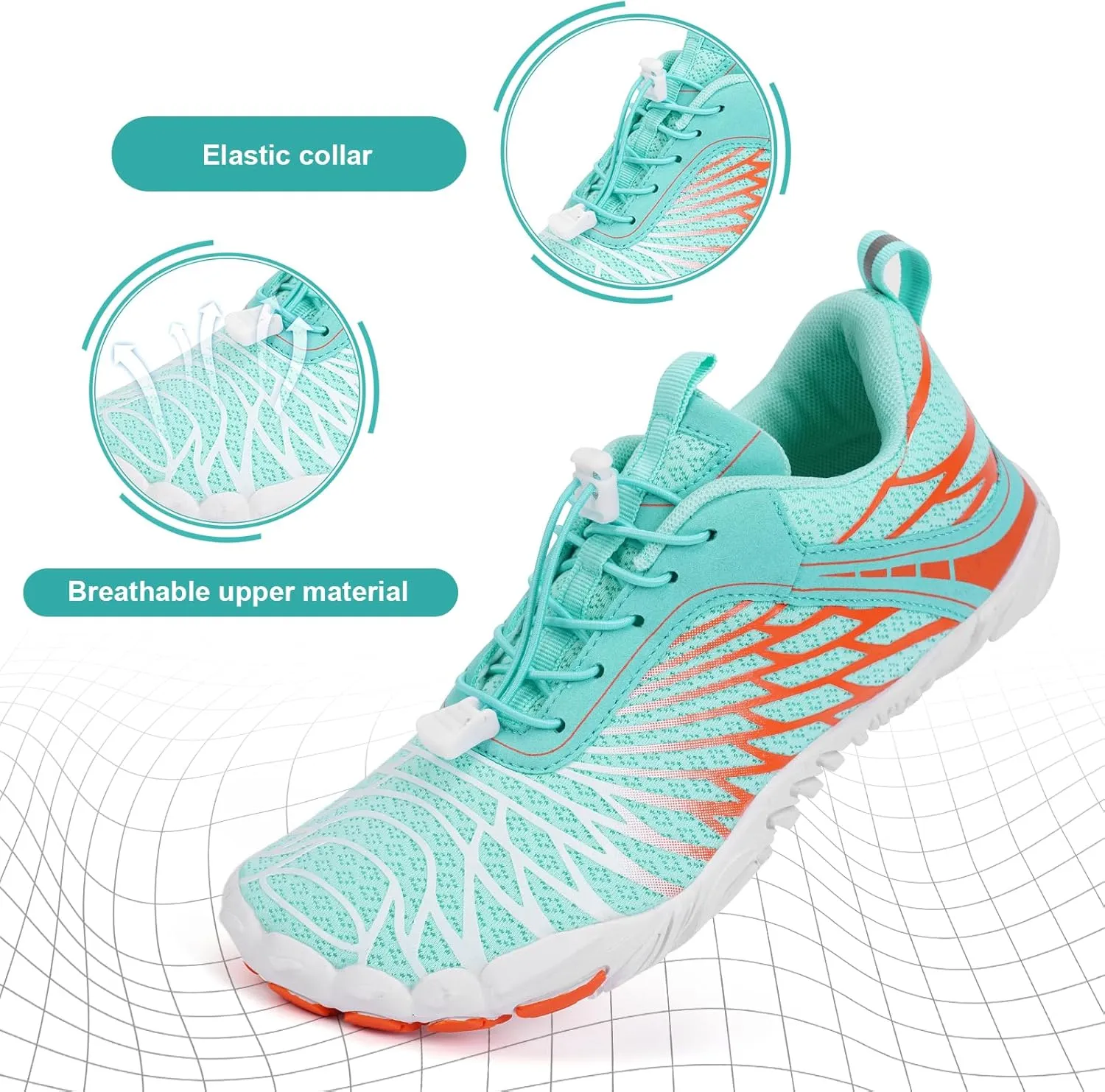 Hike Barefoot Shoes Women Men Non-Slip Healthy Barefoot Shoes Womens Mens Breathable Fashion Trail Rnning Hiking Shoe Womens Mens Wide Toe Zero Drop Shoe