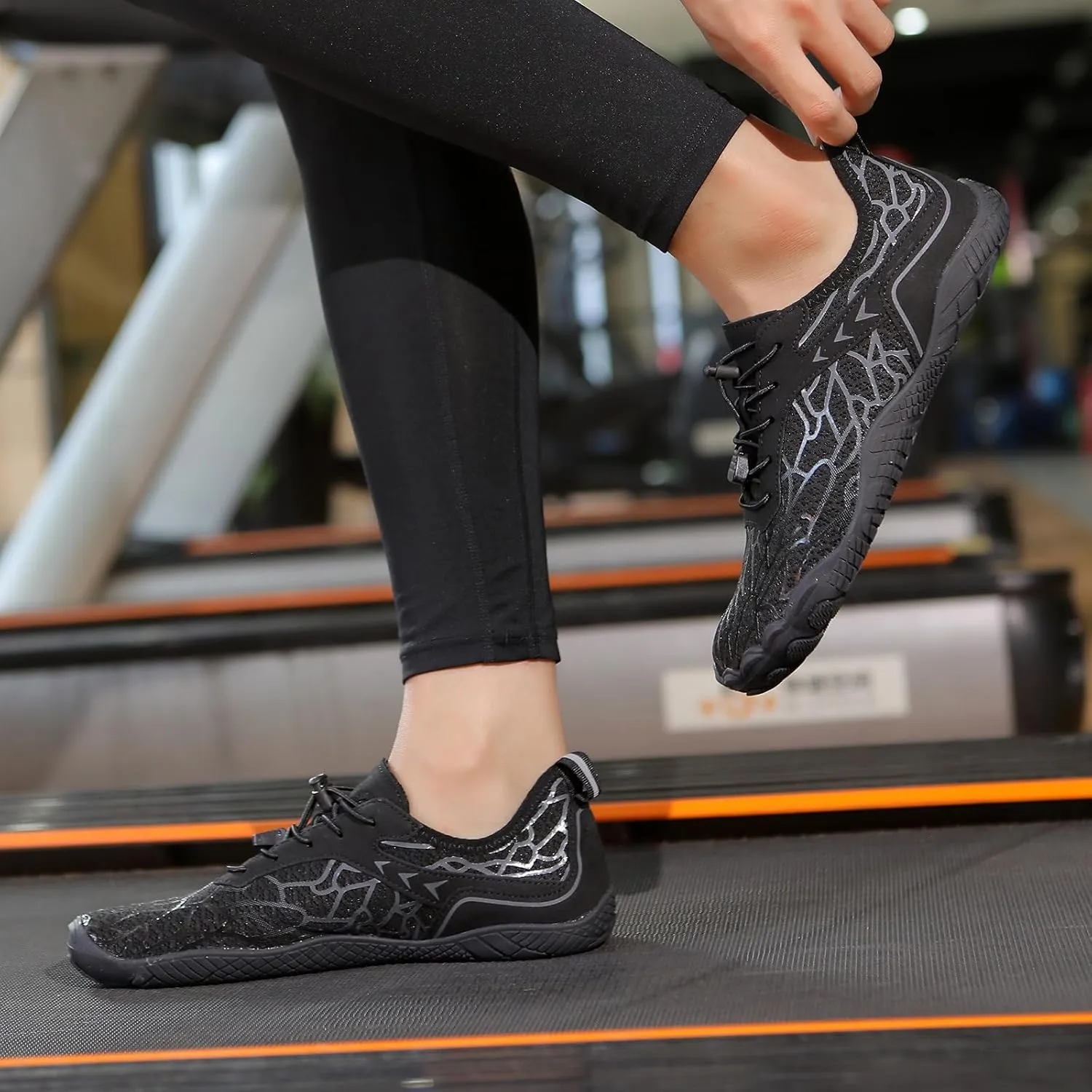 Hike Barefoot Shoes Womens Men, Pro Barefoot Shoes with Wide Toe Box, Minimalist Trail Running Shoe, Breathable & Non-Slip Athletic Footwear Wide Toe Shoe