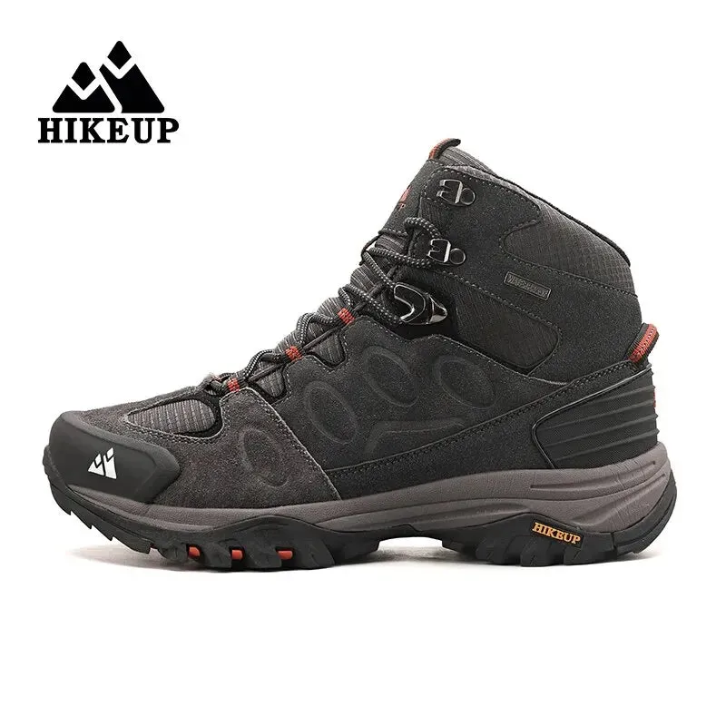 HIKEUP High-Top Men Hiking Boot Winter Outdoor Shoes