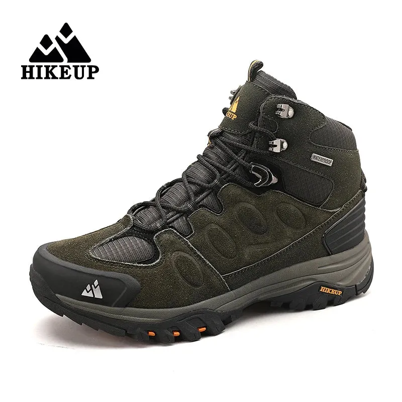 HIKEUP High-Top Men Hiking Boot Winter Outdoor Shoes