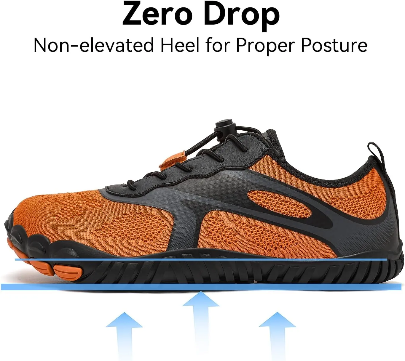 HOBIBEAR Barefoot Shoes for Women Men Wide Toe Box Zero Drop Cross-Training Minimalist Unisex