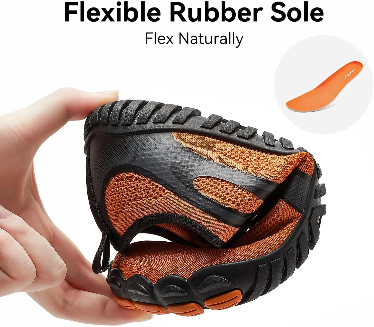 HOBIBEAR Barefoot Shoes for Women Men Wide Toe Box Zero Drop Cross-Training Minimalist Unisex