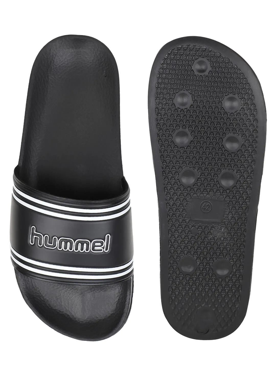 Hummel Pool Retro Men Black Slides