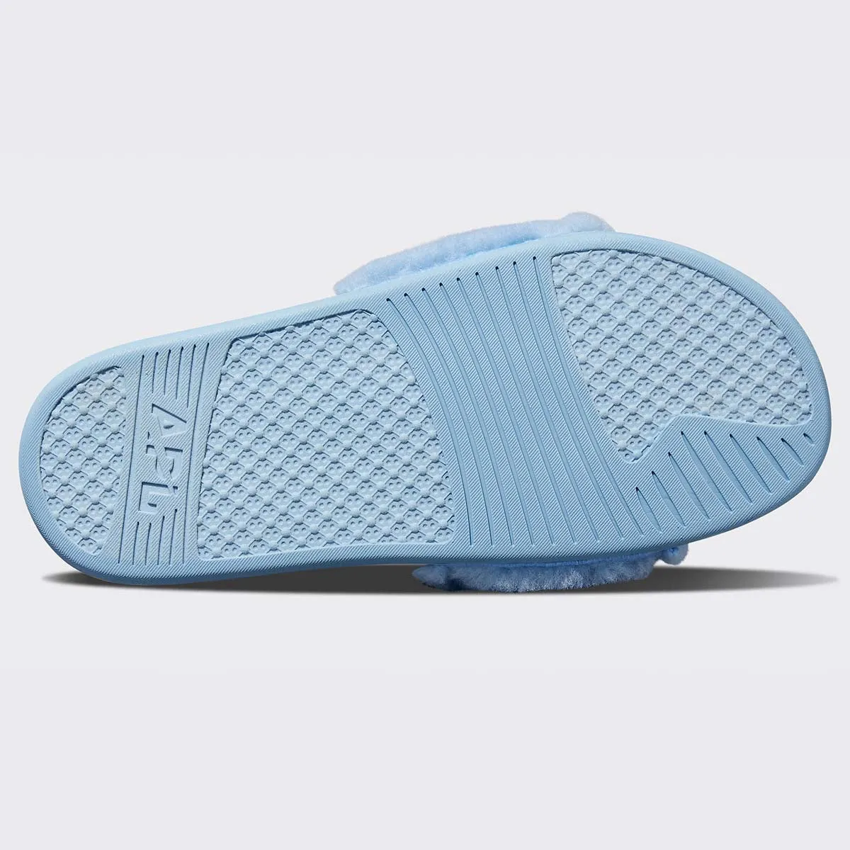Ice Risk-free Blue All-weather Men's Shearling Slide