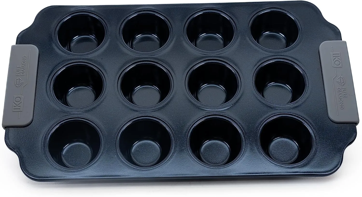 IKO Pure Diamond Ceramic Non Stick Bakeware (Blue, 12 Cup Mini Muffin Pan)