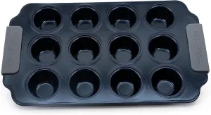 IKO Pure Diamond Ceramic Non Stick Bakeware (Blue, 12 Cup Mini Muffin Pan)