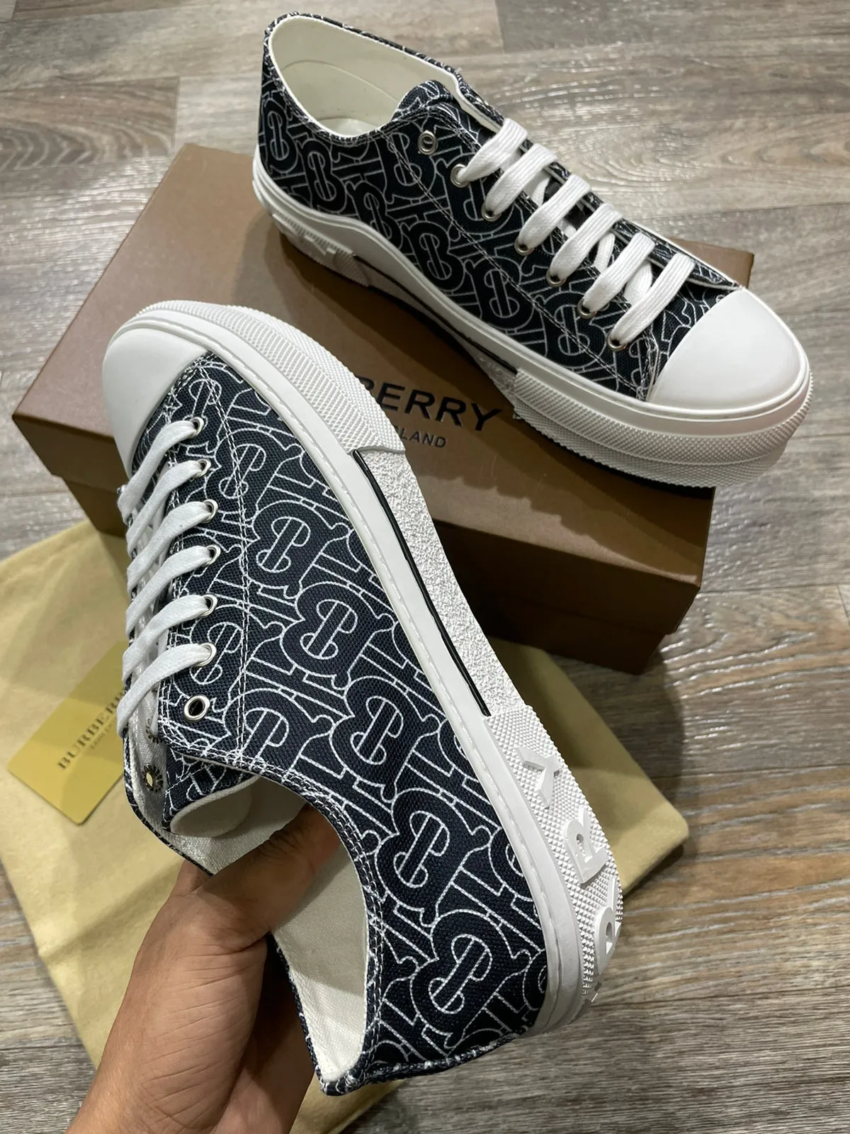 JACK MONOGRAM LOW-TOP SNEAKERS