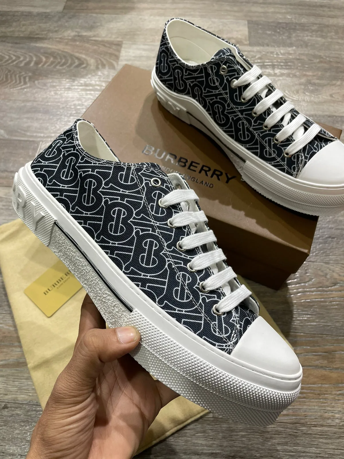 JACK MONOGRAM LOW-TOP SNEAKERS