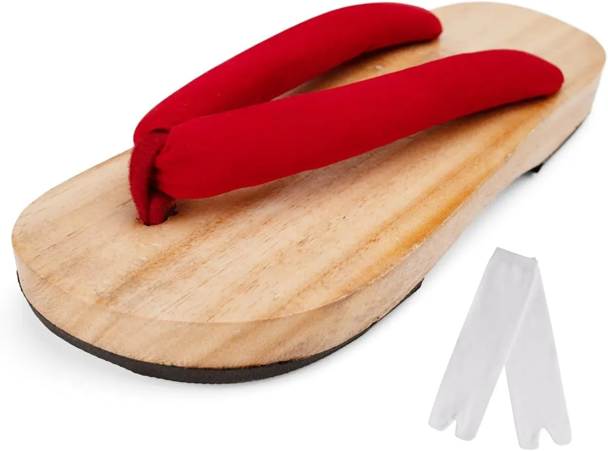 Japanese Wooden Clogs Geta Slippers