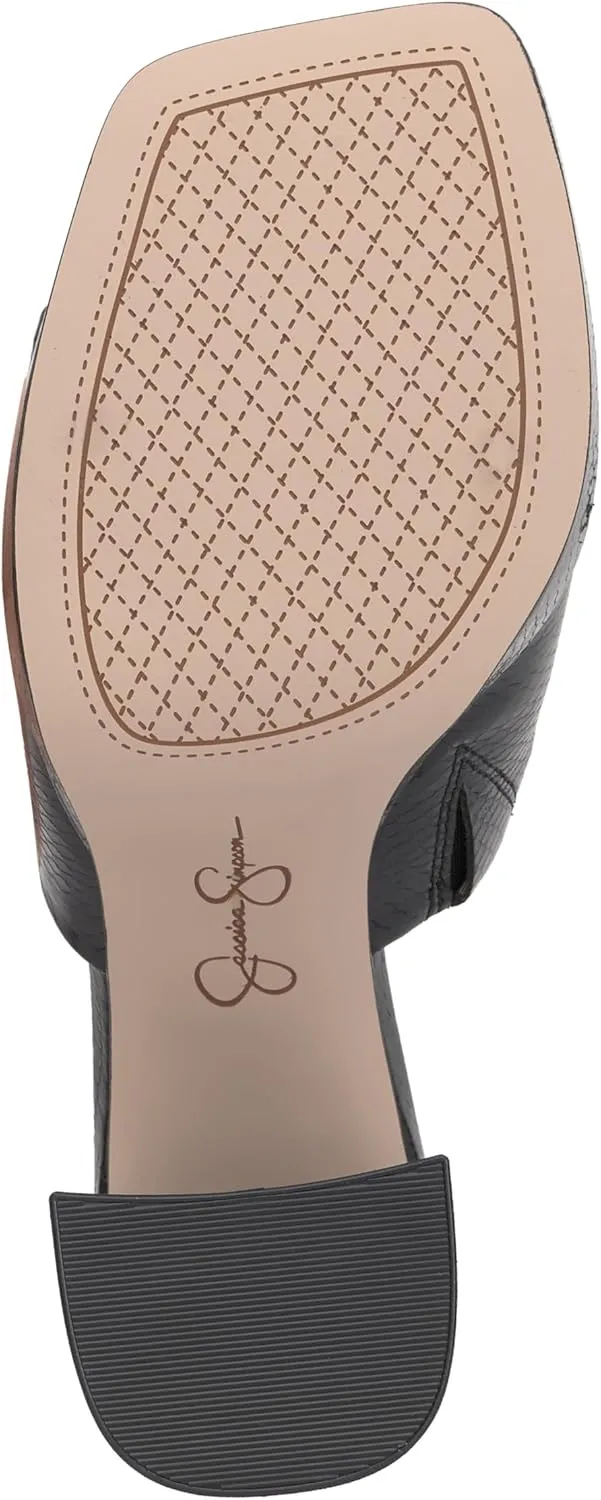 Jessica Simpson Womens Kashet Patent Block Heel Pumps