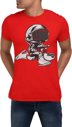 Jordan 4 Midnight Navy Cash Addicts Men's T Shirt to Match Sneakers, Jordan 4s Midnight Navy Tee Matching Midnight Navy