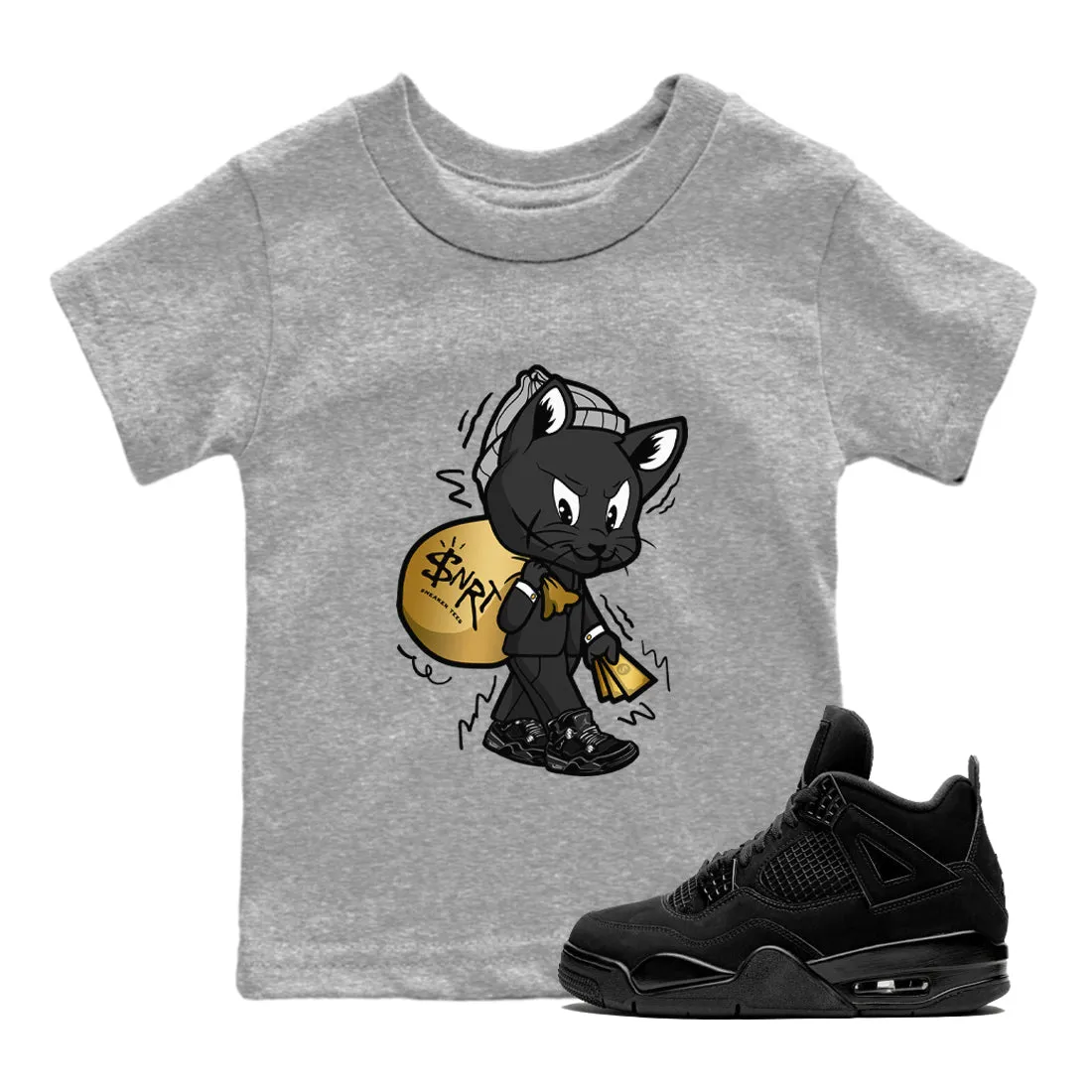 Jordan Cat Sneaker Tees Cat - 4 Fast-track support SNRT Black Air Value-based Gangster Kids