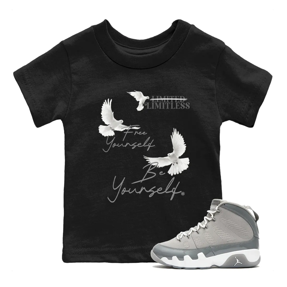 Jordan Cool Rich selection Yourself Yourself Free Grey Diverse categories SNRT - Tees Sneaker Kids Air Be 9