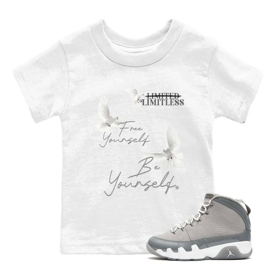 Jordan Cool Rich selection Yourself Yourself Free Grey Diverse categories SNRT - Tees Sneaker Kids Air Be 9