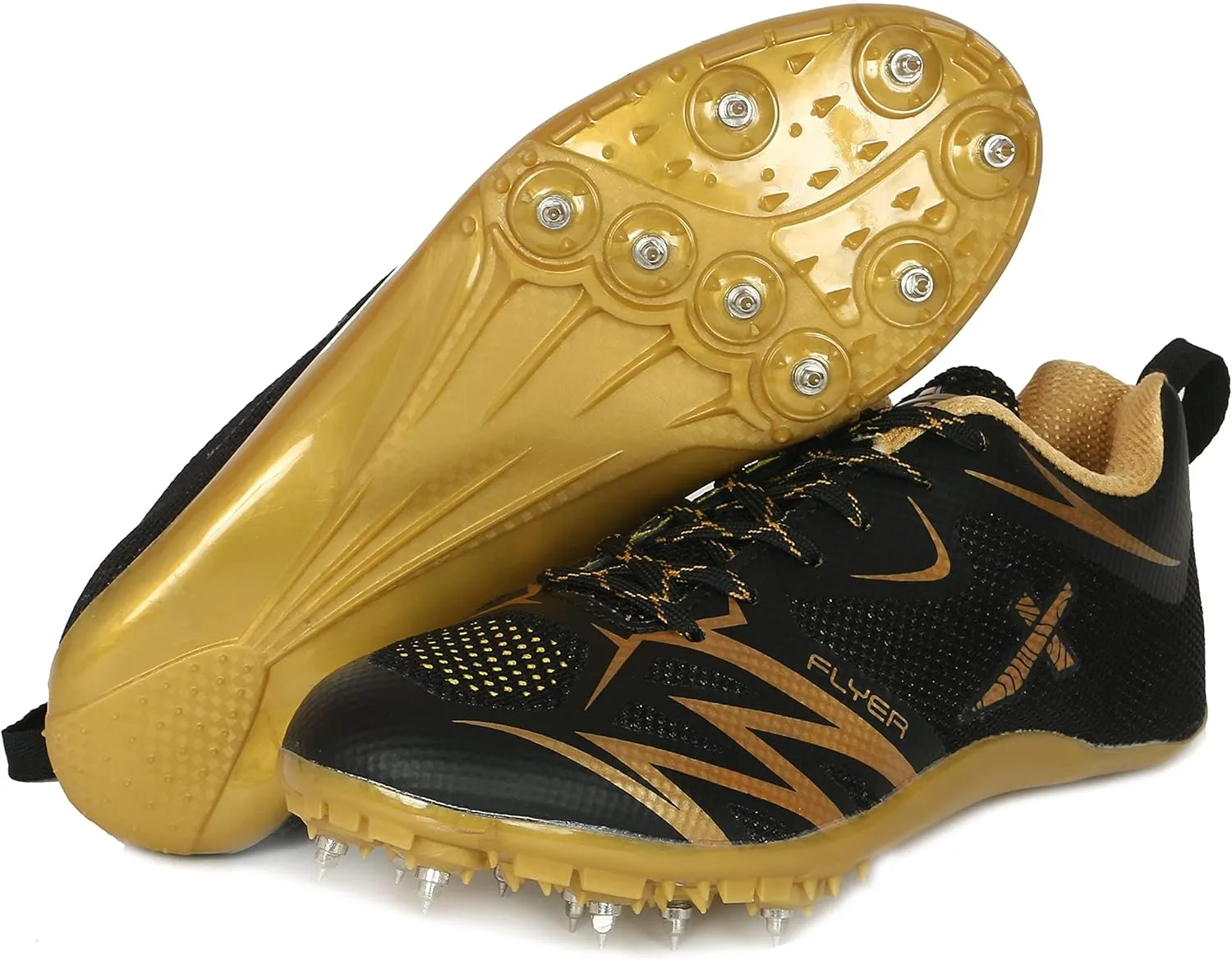 KD Vector Track Shoe Sprint Athletic Spike Long Jump Relay Running Shoe Hurdling (Size UK 2 - UK 10)