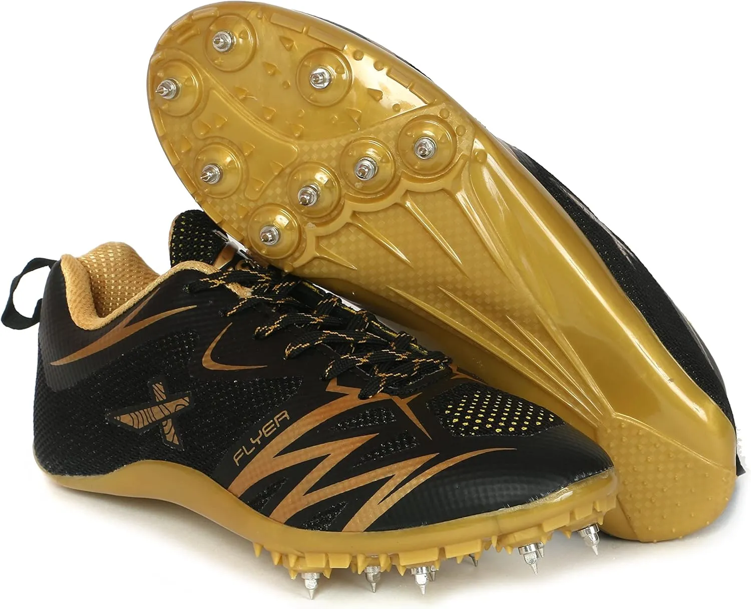 KD Vector Track Shoe Sprint Athletic Spike Long Jump Relay Running Shoe Hurdling (Size UK 2 - UK 10)
